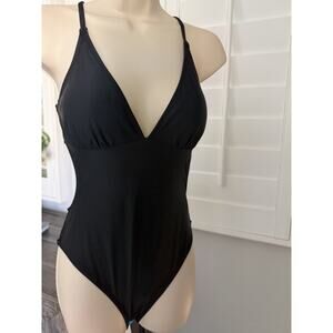 Cupshe One-Piece Swimsuit Medium Cut-Out Back Boho Beach Summer Wear